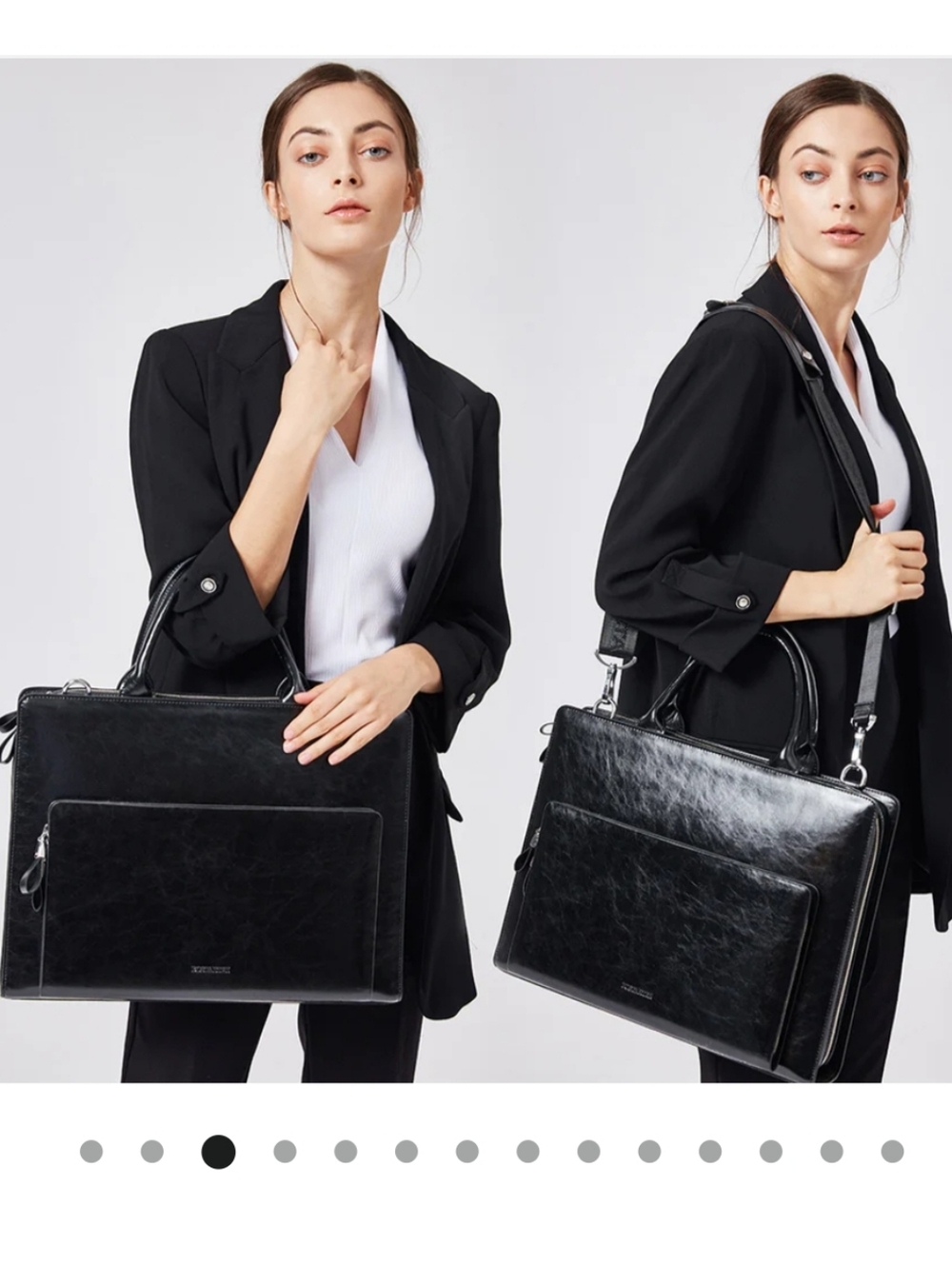 Bostanten Carol Womens Leather Briefcase New